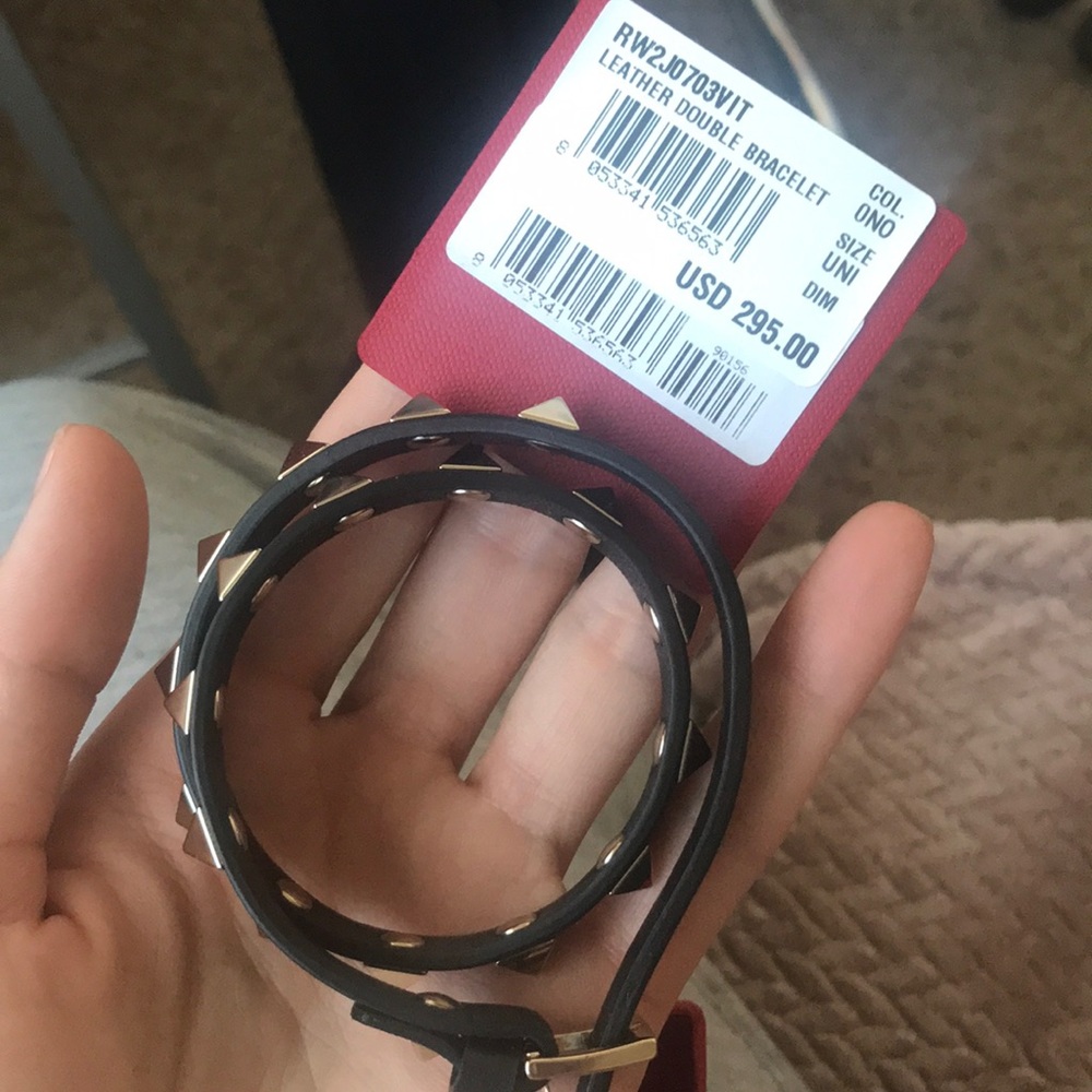 Brand New, Never Used Valentino Leather Bracelet